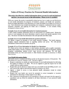 HIPPA – Peactree-Ortho
